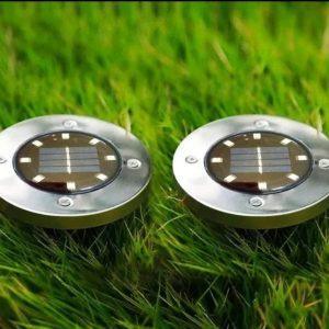 Pack 4 Estacas Solares de Jardín 8 Leds - Imagen 2