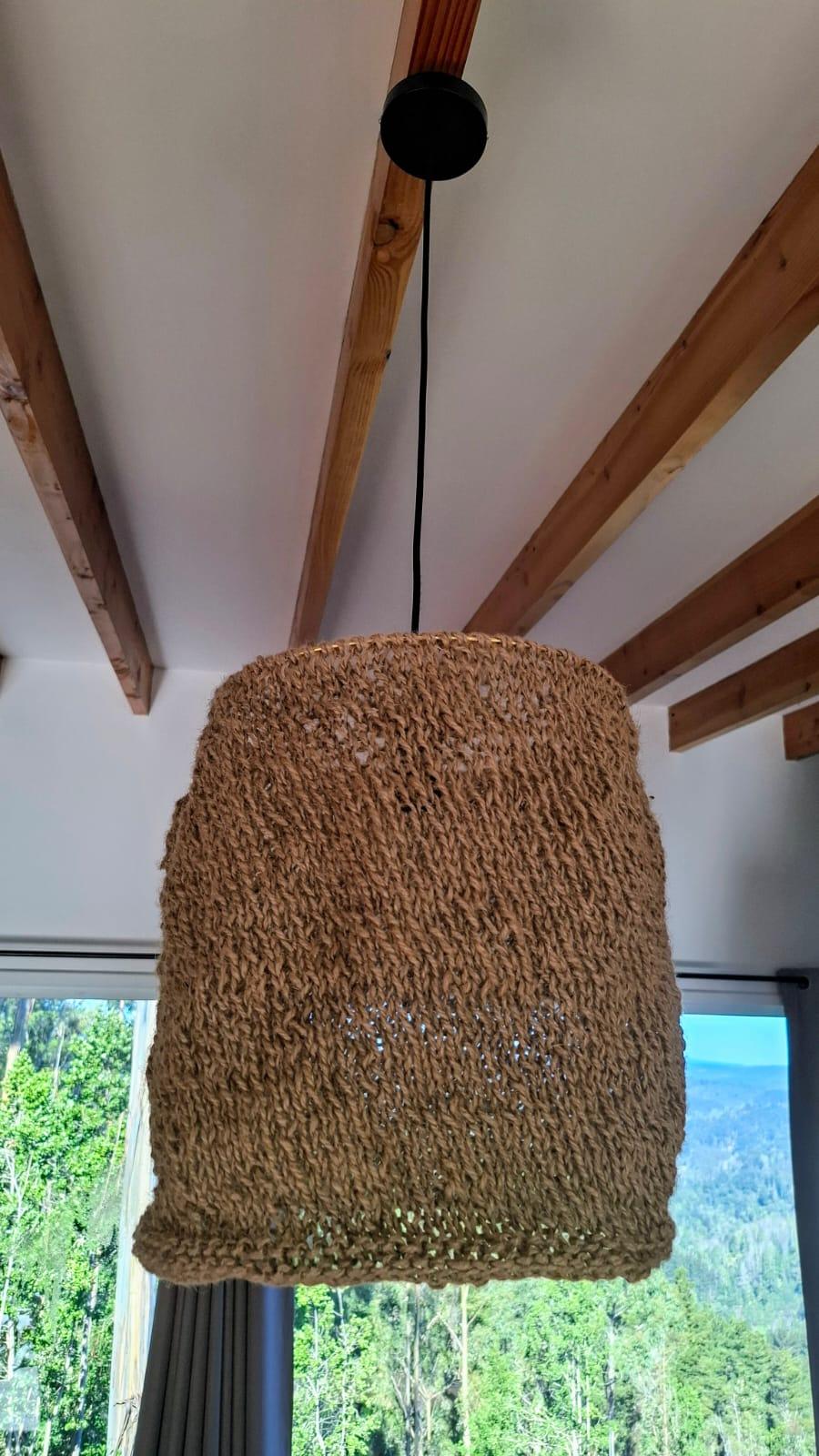 Lampara tejida Caqui - Imagen 2