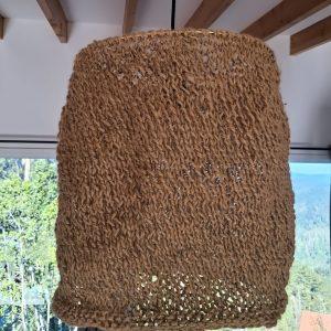 Lampara tejida Caqui