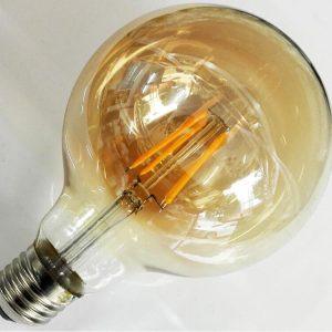 Ampolleta Led A60 Vintage 6w E27 2700k Ámbar - Imagen 4