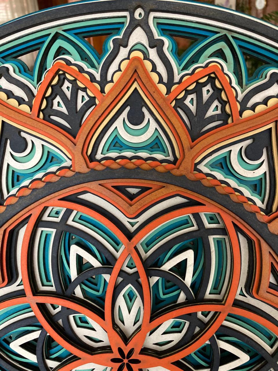 Mural flor mándala cod0007 - Imagen 2