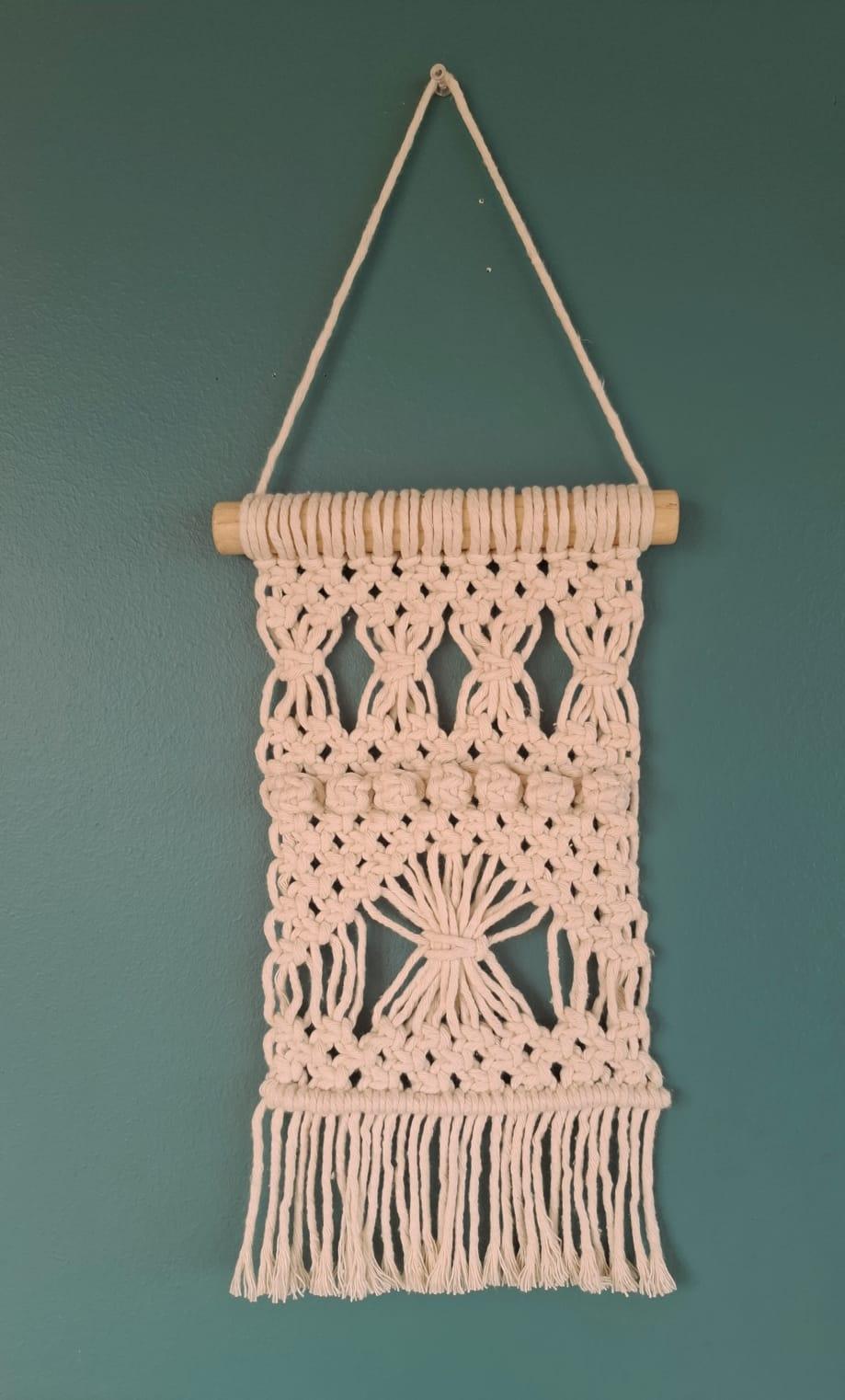 Telar Macramé Pompom.