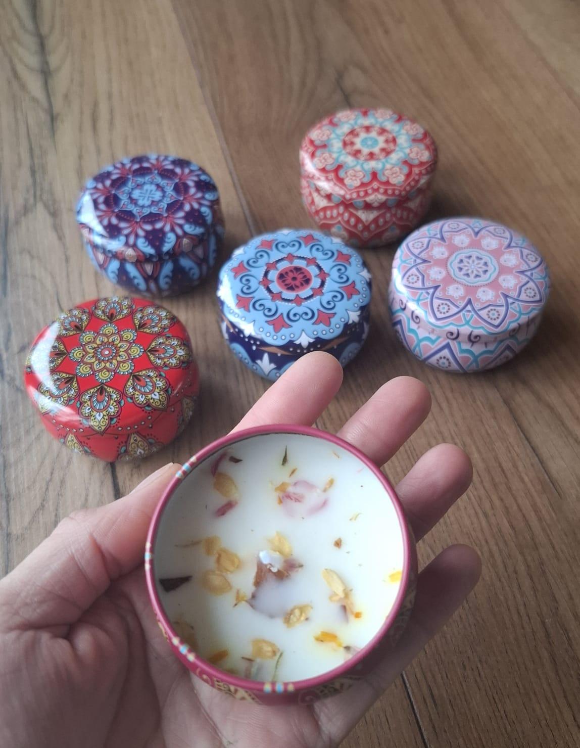 Vela aromática mandala - Imagen 2