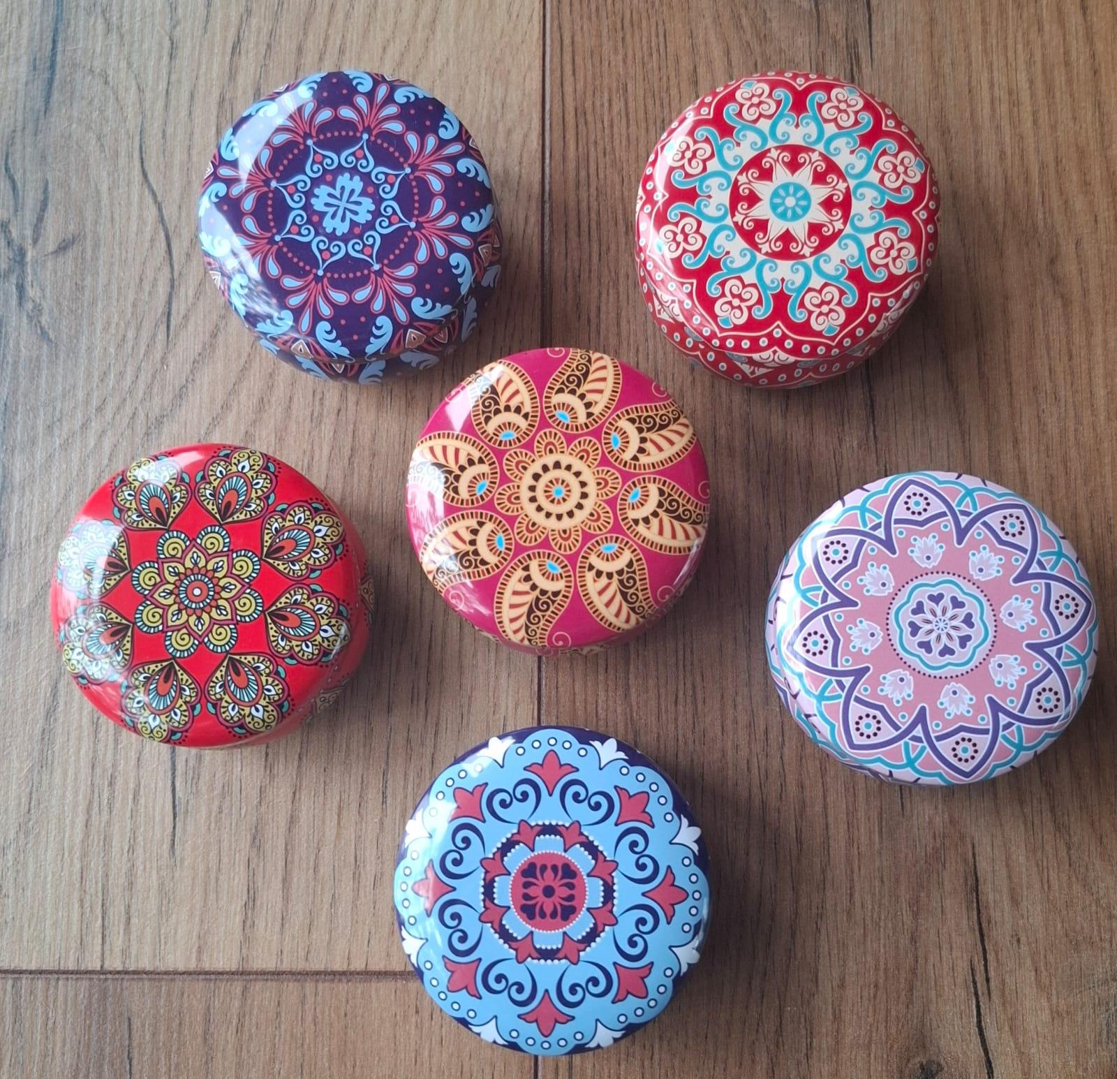 Vela aromática mandala